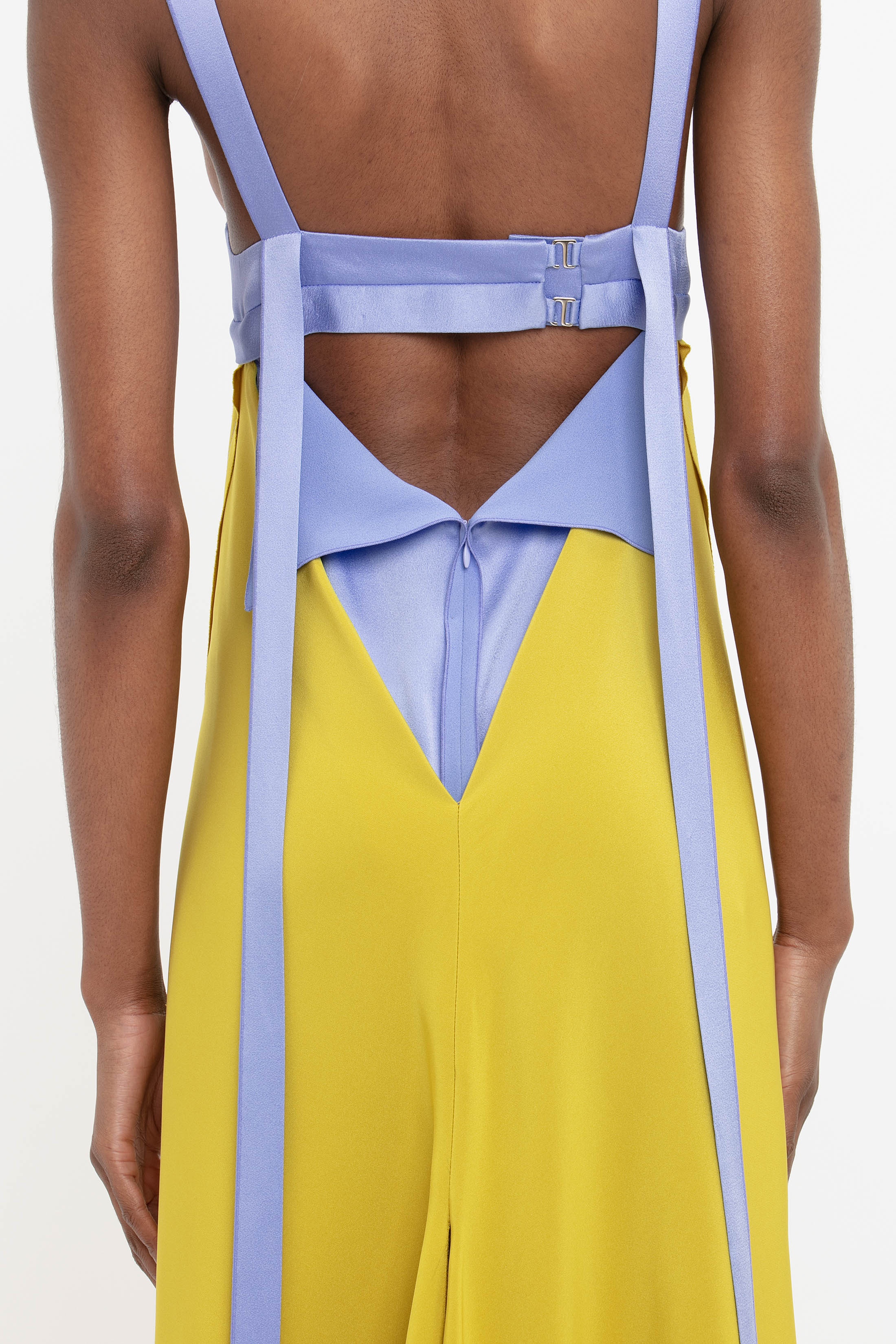 Bra Detail Maxi Dress In Lime - 7