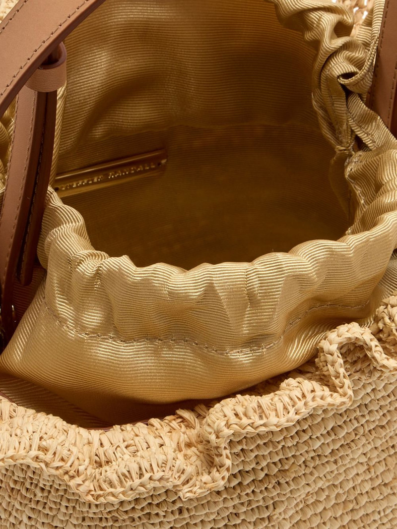 small Laith ruffled bucket bag 3
