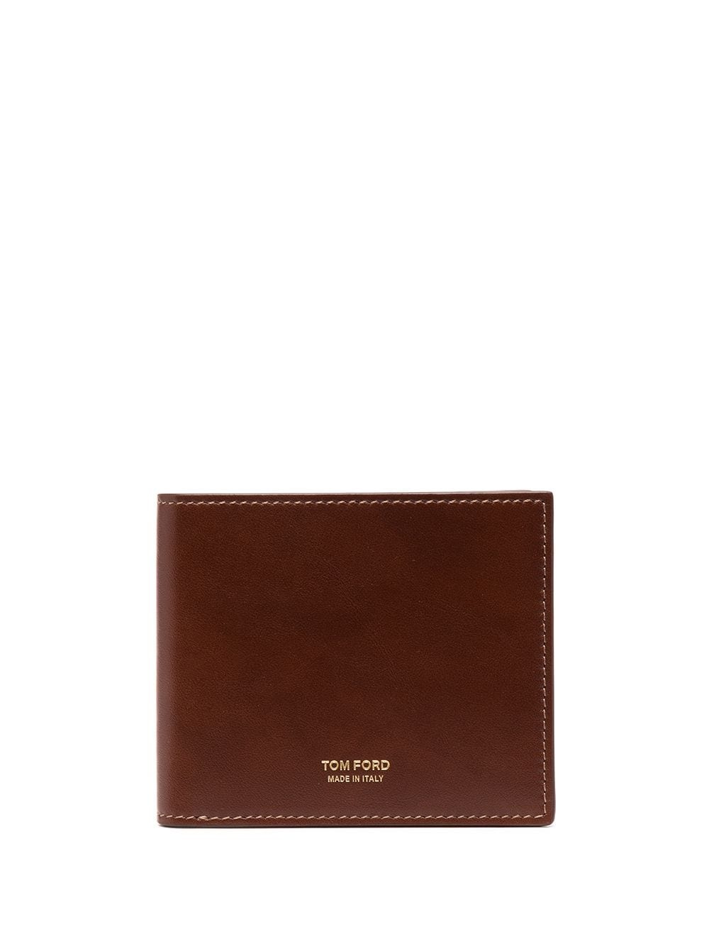 logo-embossed leather wallet - 1