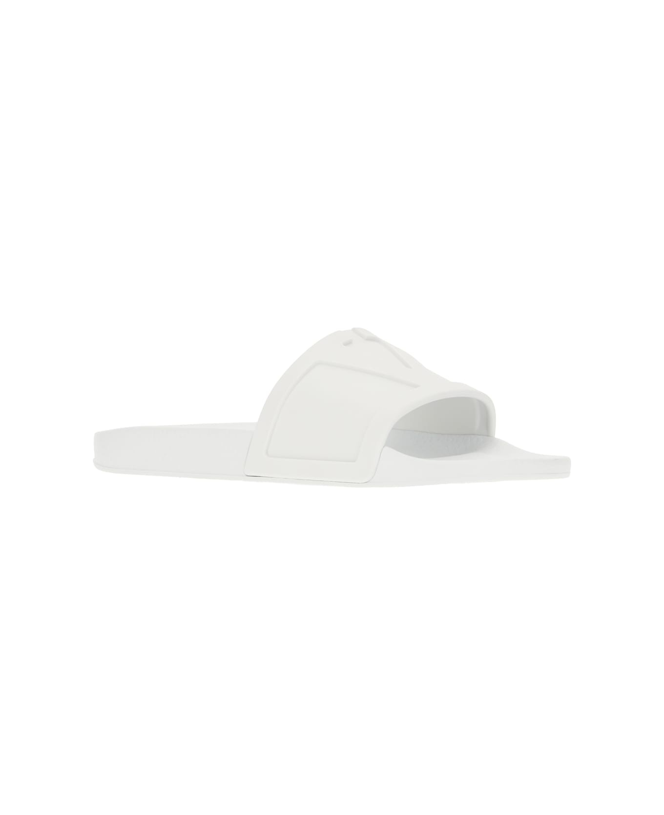 White Rubber Slippers - 2