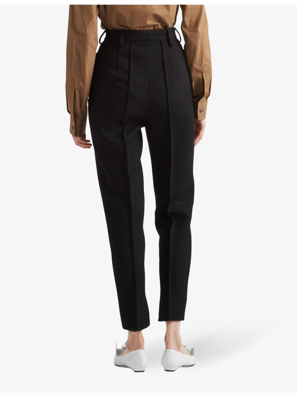 High-rise slim-fit stretch-woven trousers - 3