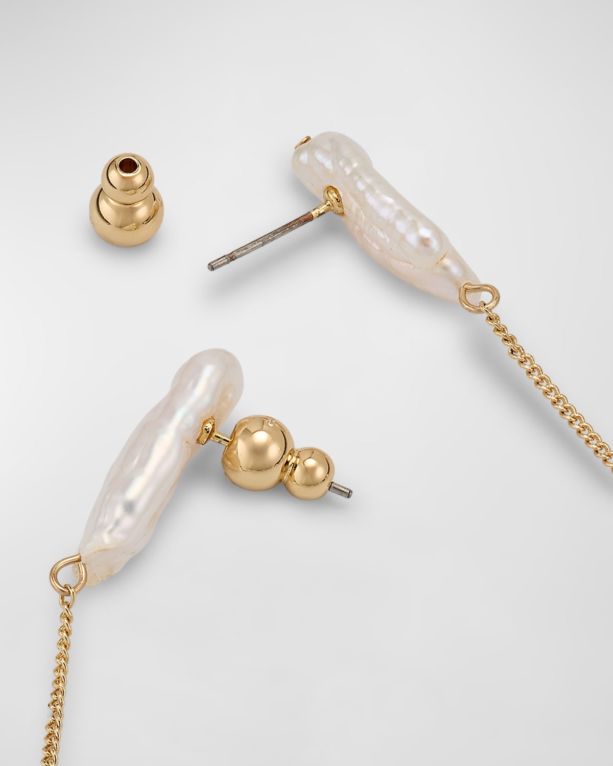 Amun Pearl Dangle Earrings - 4