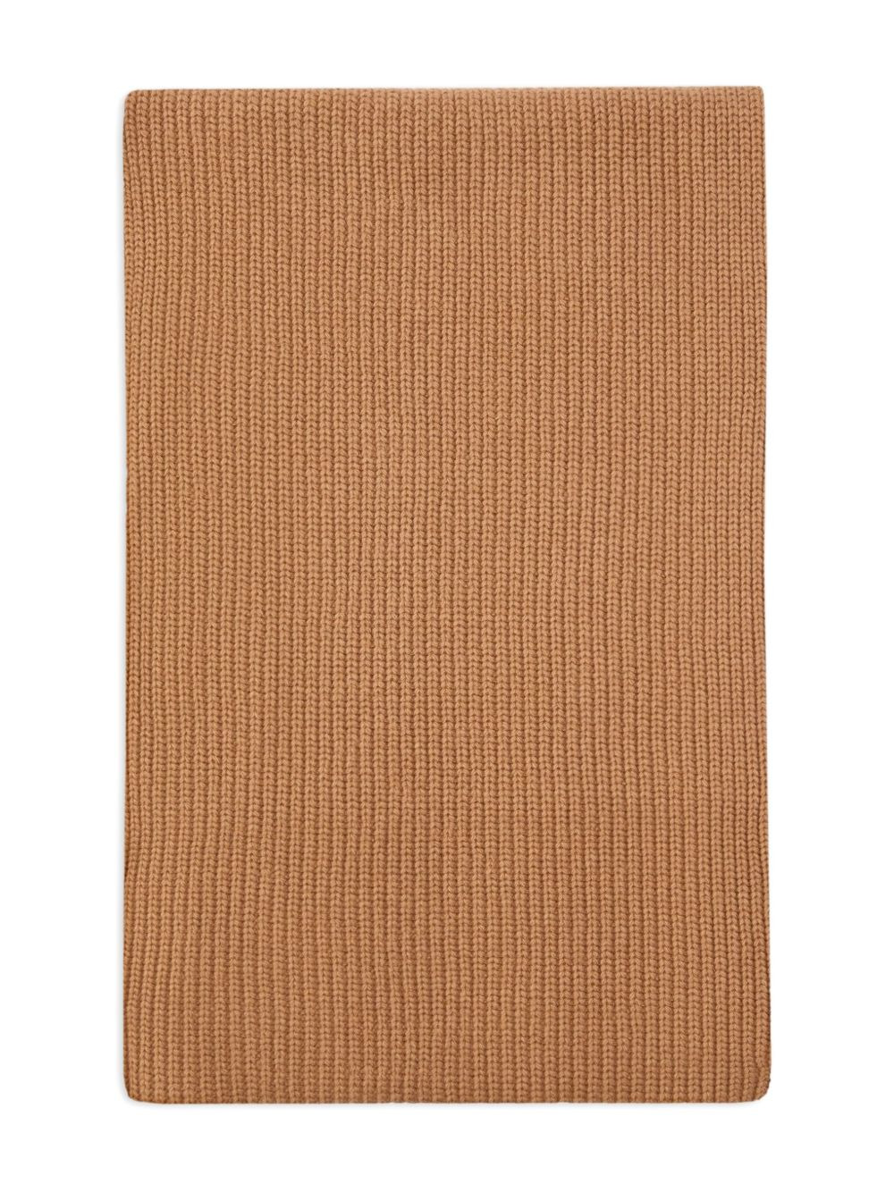 Slovenia ribbed label scarf - 2