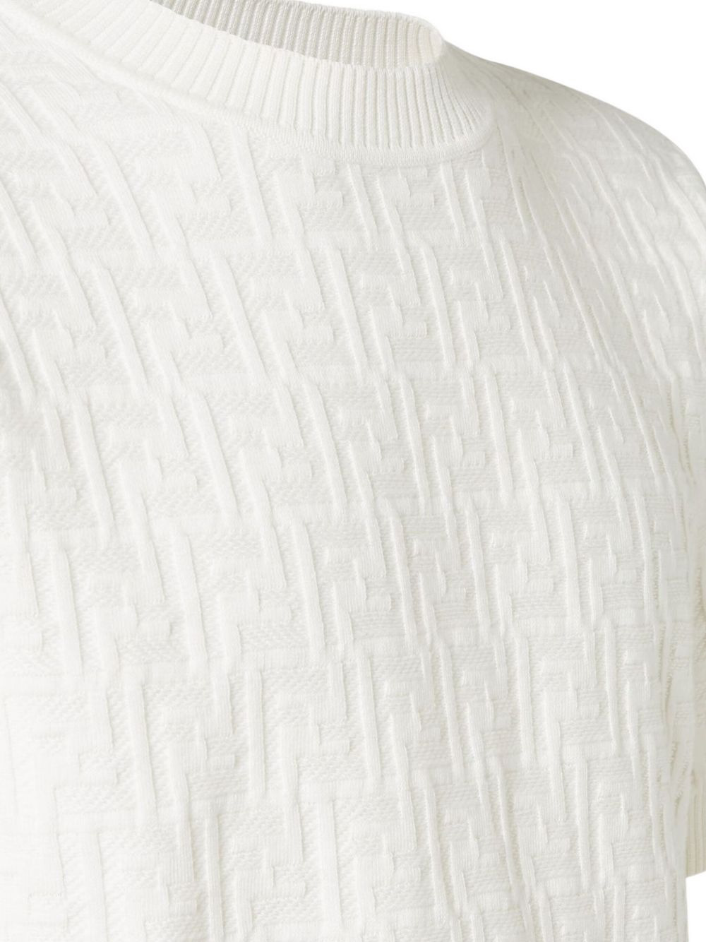 ff-pattern short-sleeve pullover - 3