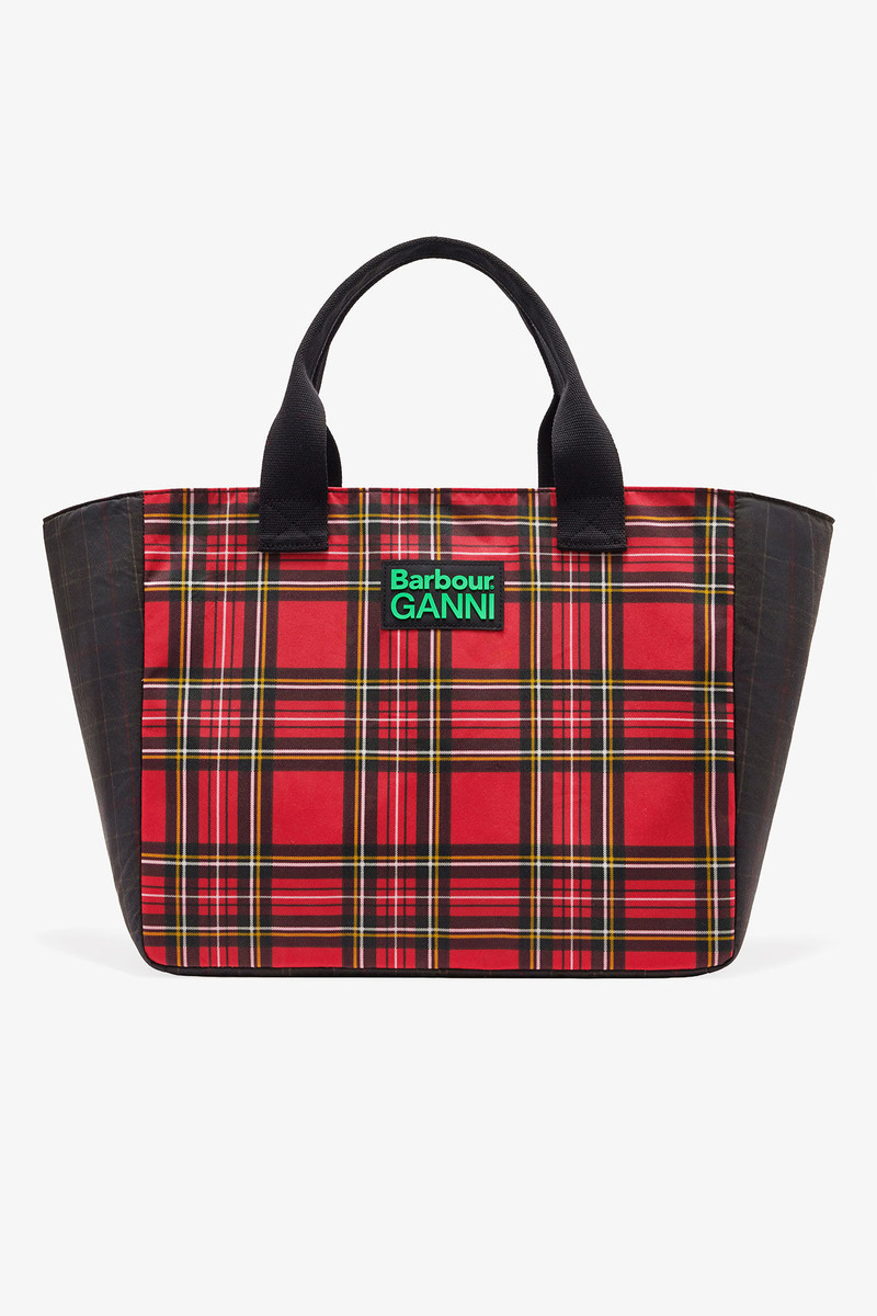 RED TARTAN TOTE 1