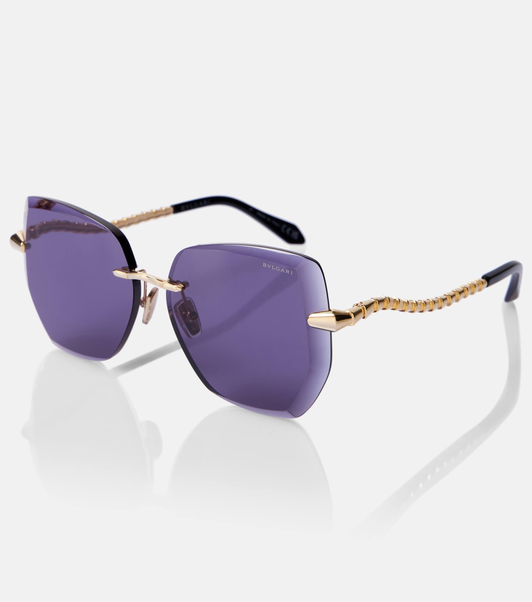 Serpenti Viper oversized sunglasses - 4