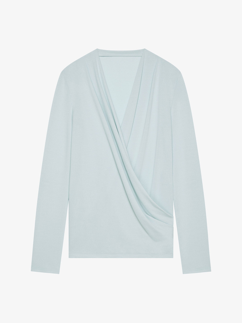 DRAPED BLOUSE IN CREPE JERSEY 1