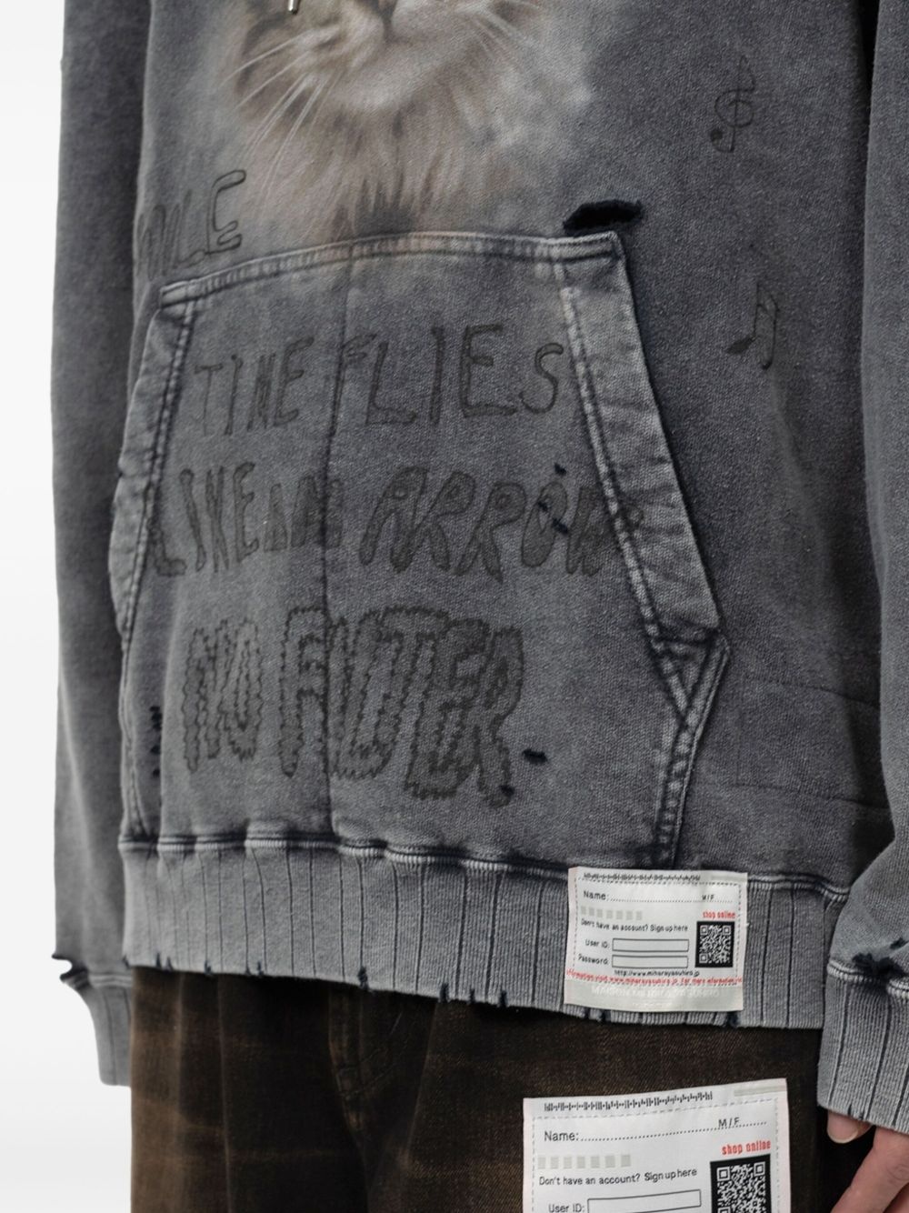 bleached hoodie - 5
