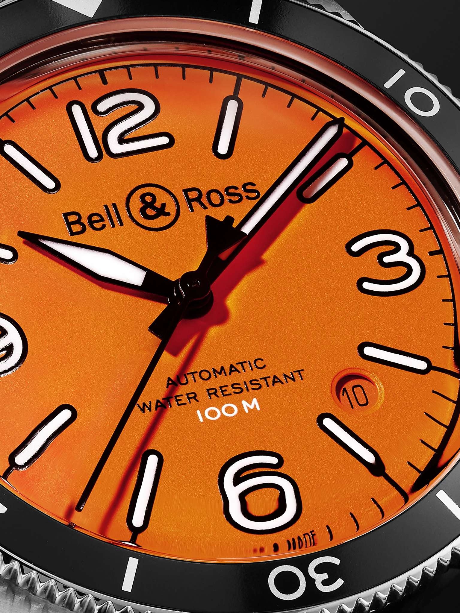 BR V2-92 Orange Limited Edition Automatic 41mm Stainless Steel Watch, Ref. No. BRV292-O-ST/SST - 6