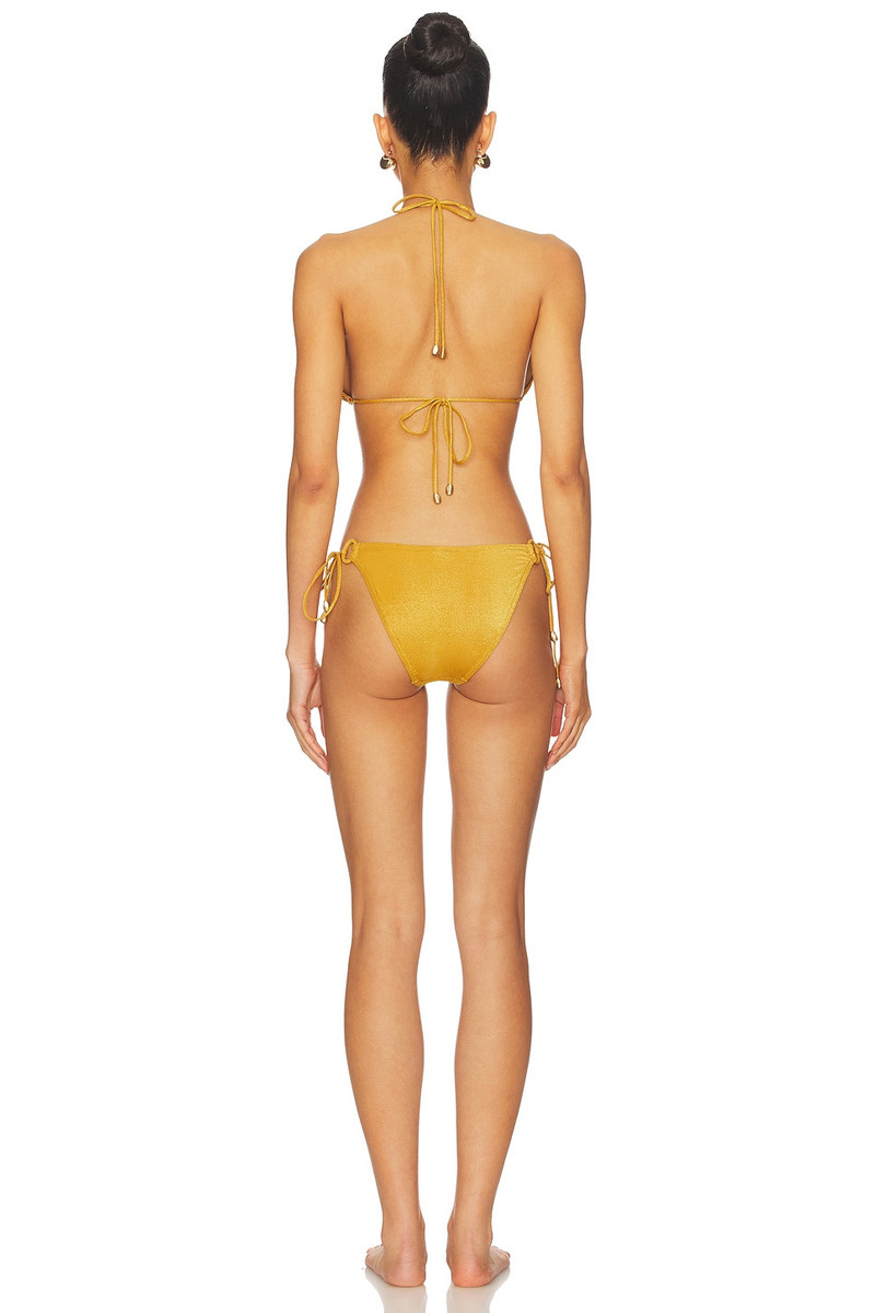 Zimmermann Wanderlust Metallic Bikini Set outlook