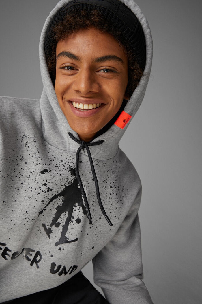Covell Sweatshirt hoodie in Gray melange - 4