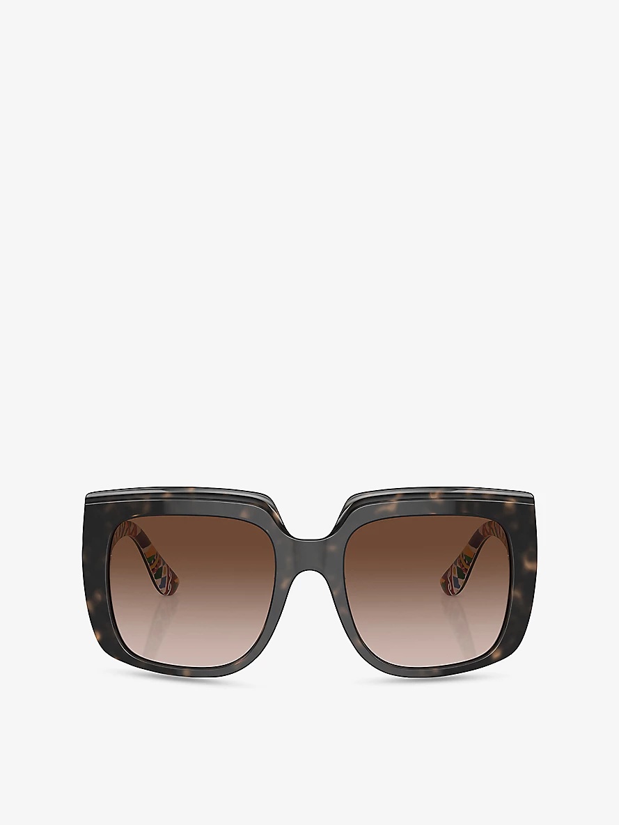 DG4414 Square-Frame Acetate Sunglasses - 1