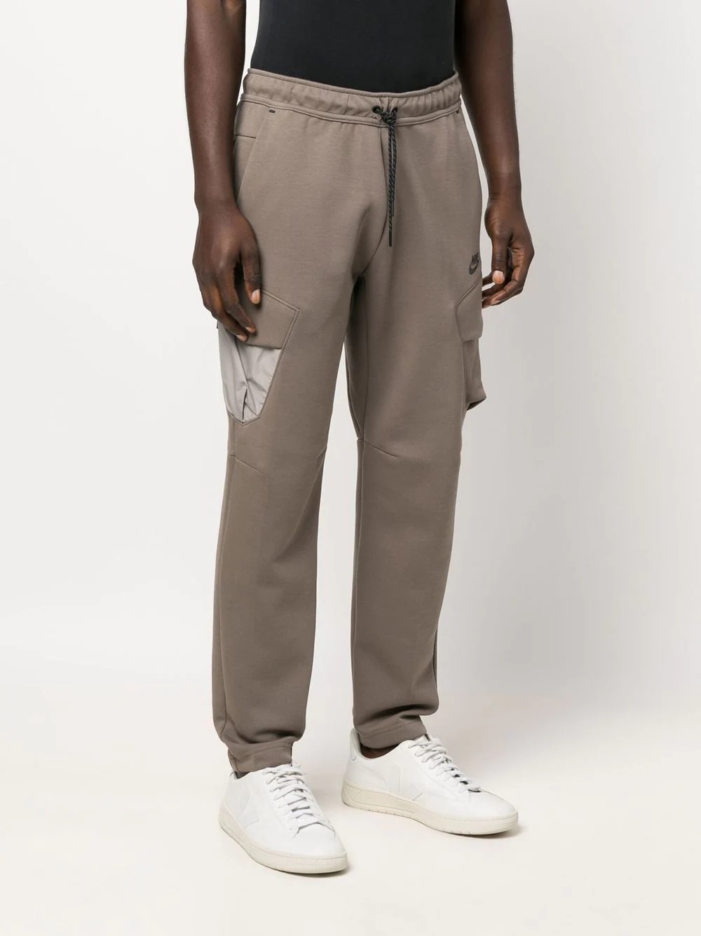 cargo-pocket tapered trousers - 3