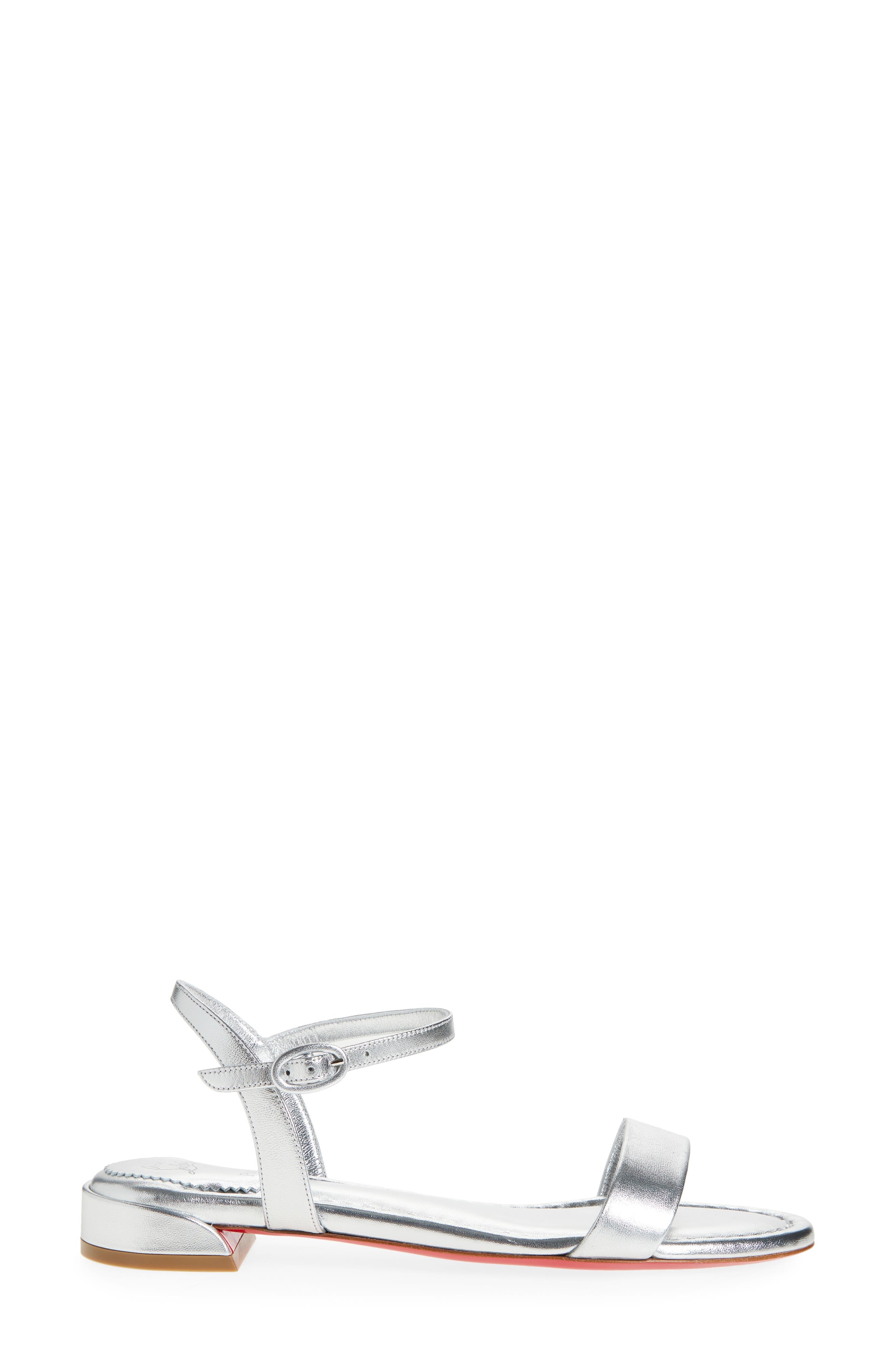 Christian Louboutin Sweet Jane Sandal in Silver/Lin Silver at Nordstrom - 3
