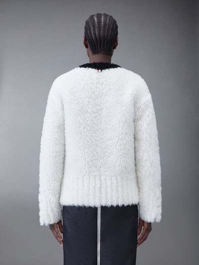 Thom Browne Dyed Shearling Cardigan outlook