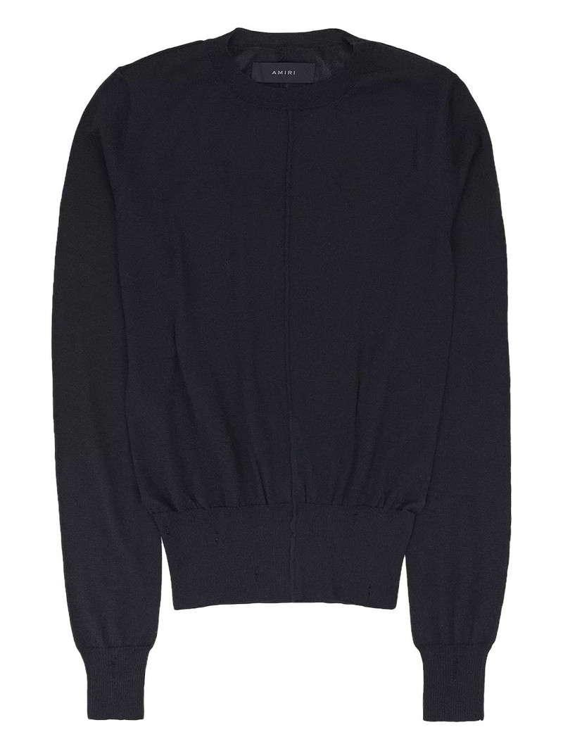 distressed-effect jumper 1