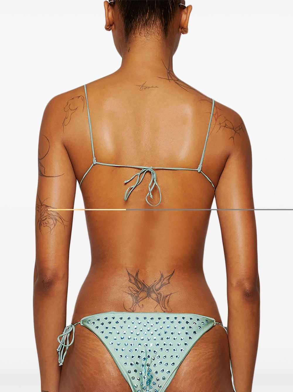 Gem crystal-embellished bikini - 6