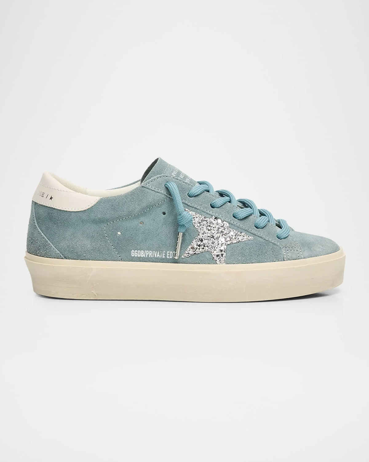 Hi Star Suede Glitter Low-Top Sneakers - 1