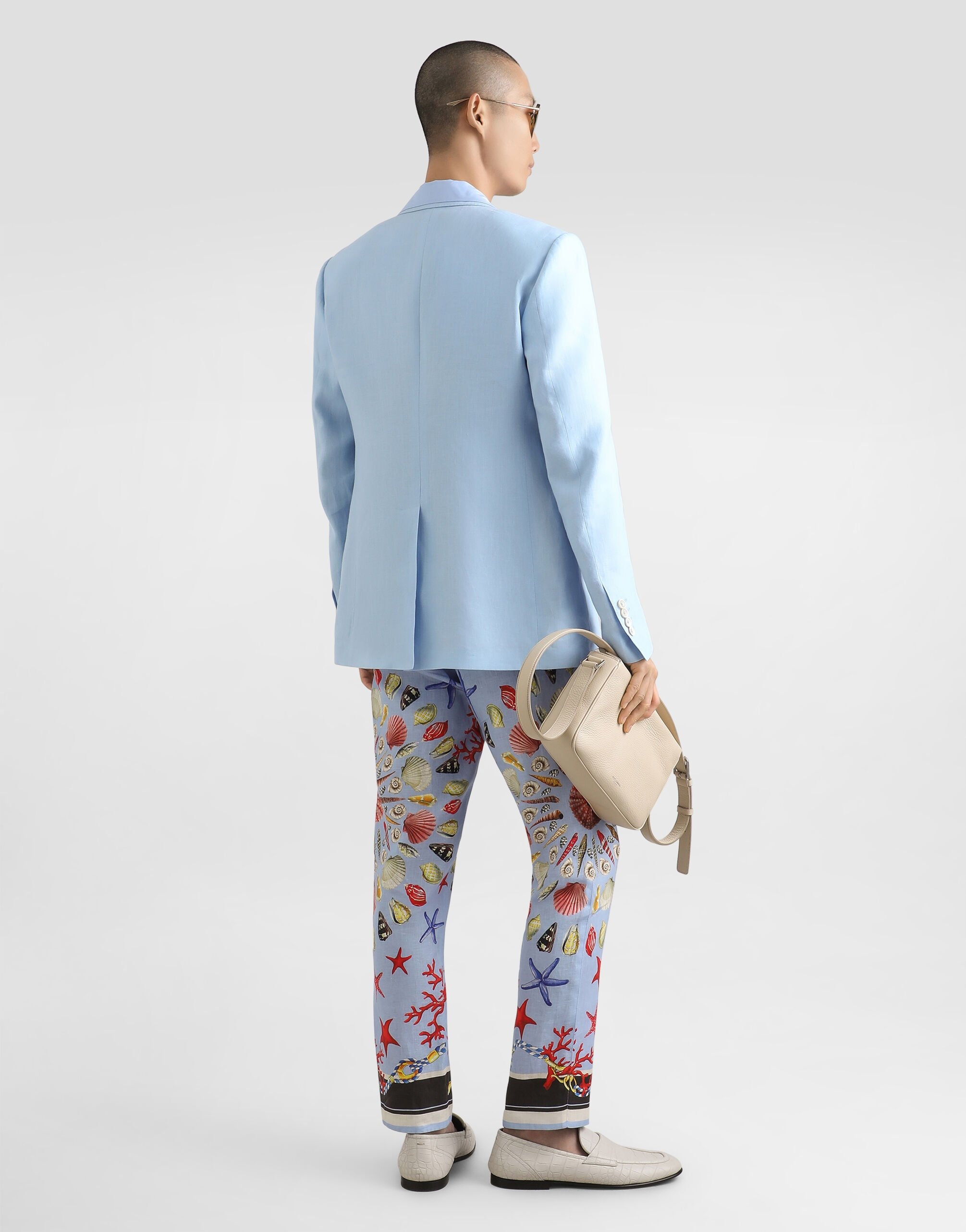 Sicilia single-breasted linen jacket - 3