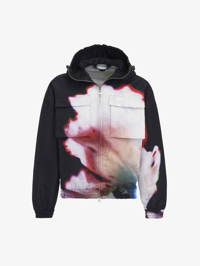 Men's Solarised Flower Windbreaker in Multicolor - 1