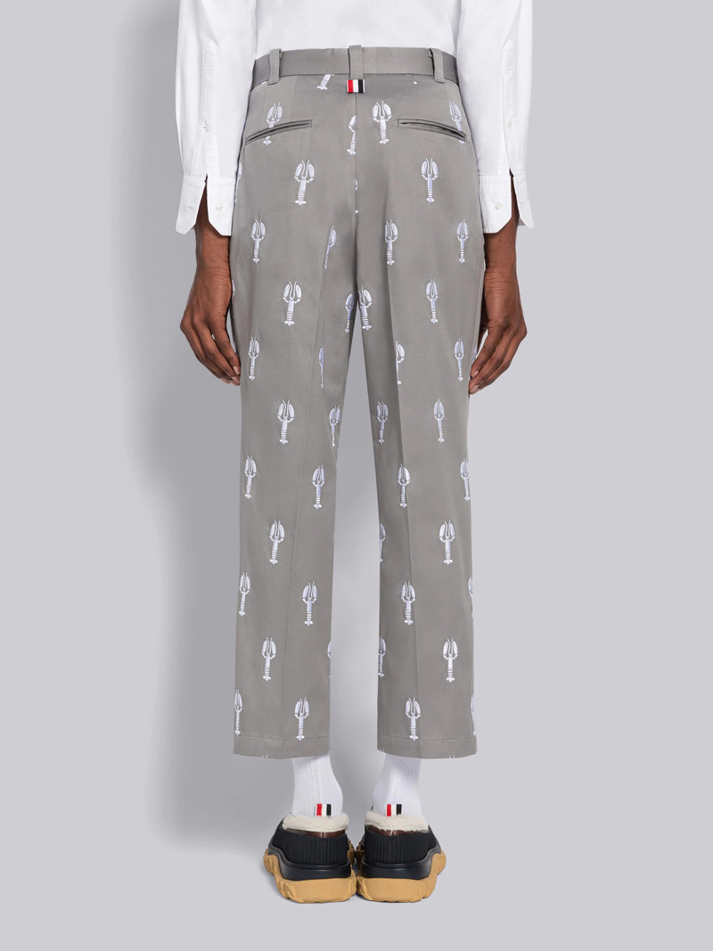 Lobster Half Drop Unconstructed Straight Leg Trouser 3