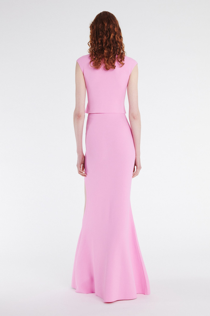 KNITTED SLEEVELESS TOP PINK 3