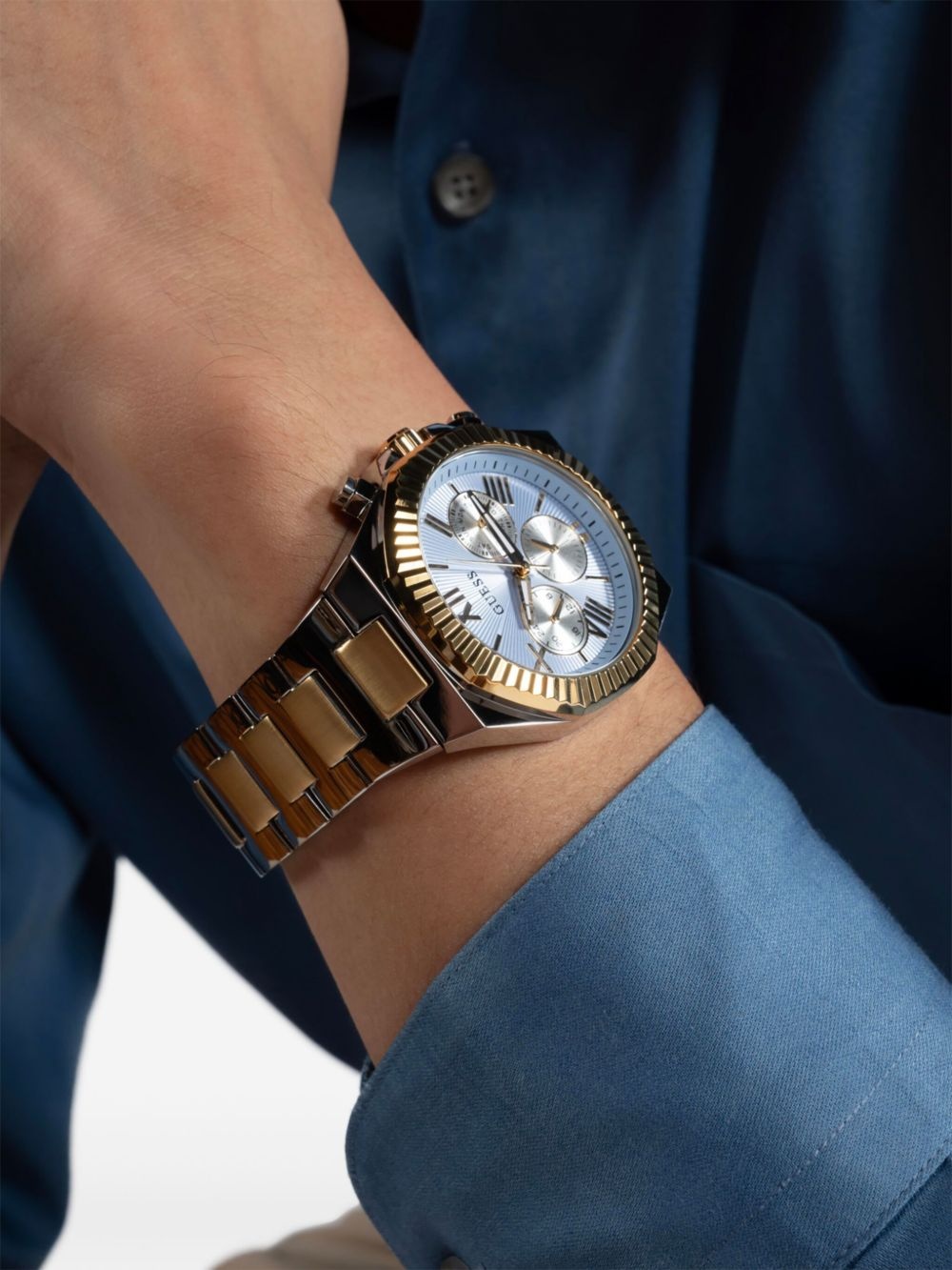 stainless steel quartz 44mm - 6