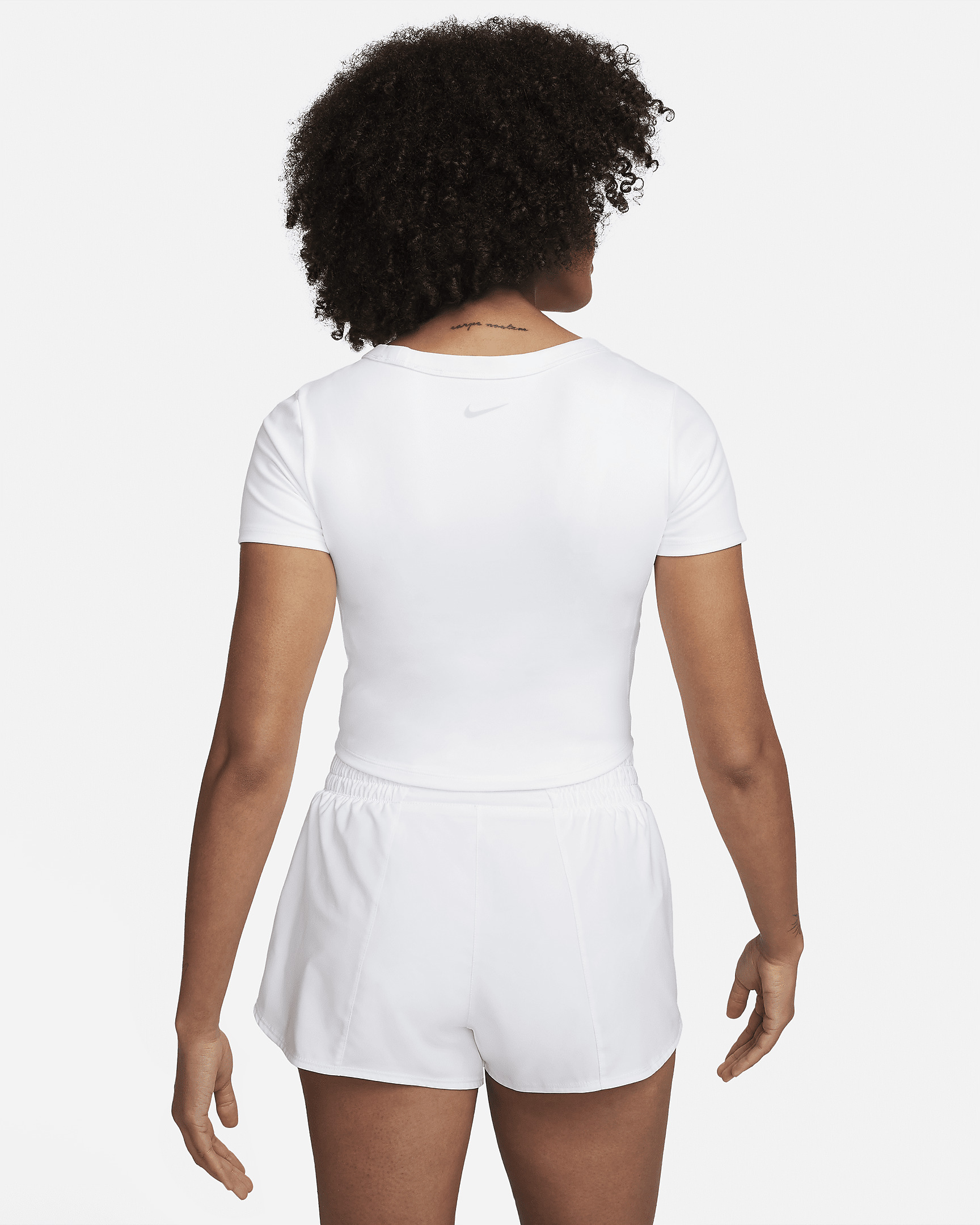 Nike One Fitted Women's Dri-FIT Short-Sleeve Cropped Top - 2