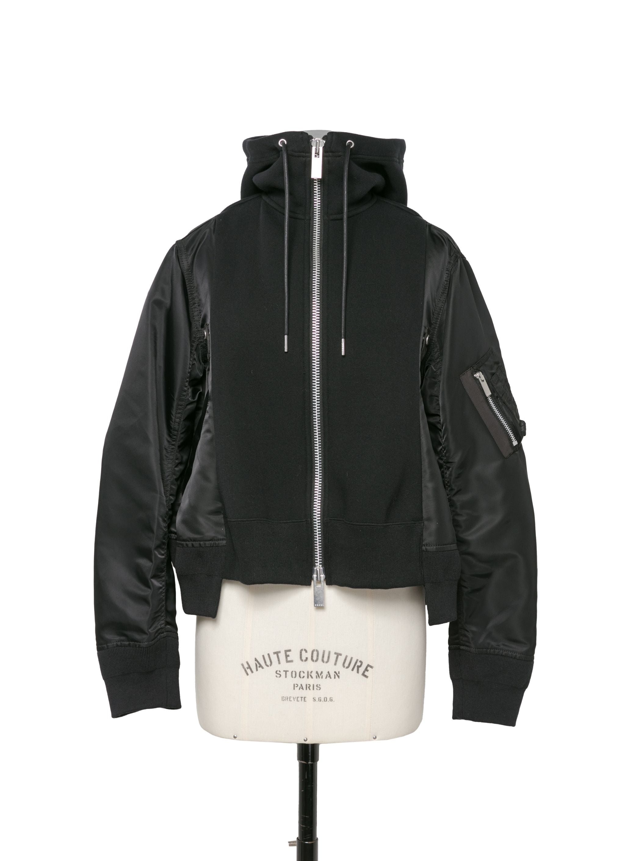 Sponge Sweat x Nylon Twill Hoodie - 2