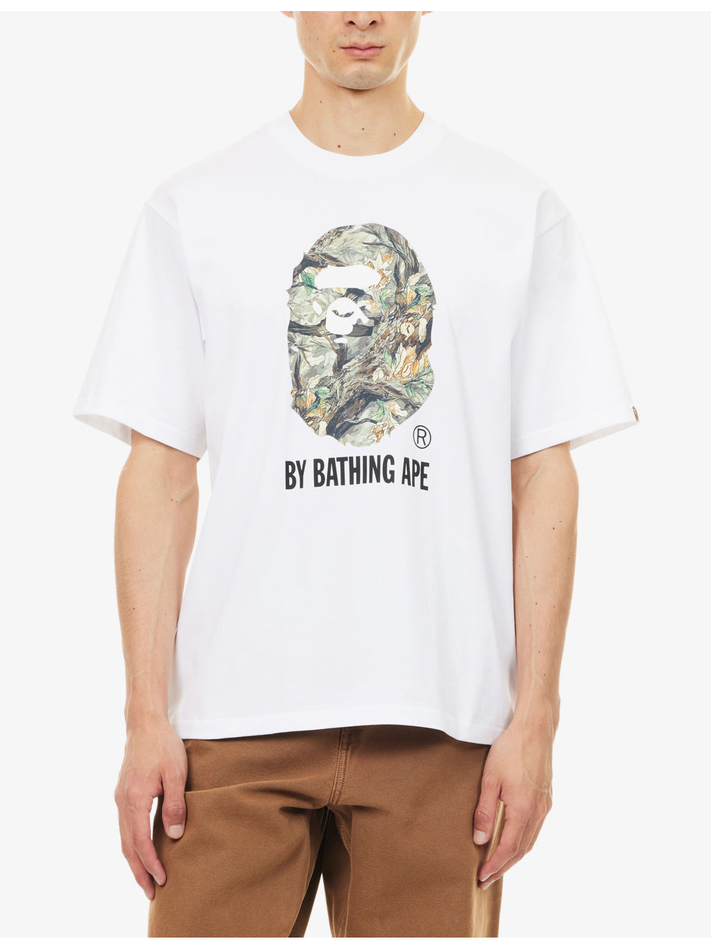 Bape Tree Edge Camo Graphic-Print Cotton T-Shirt - 3