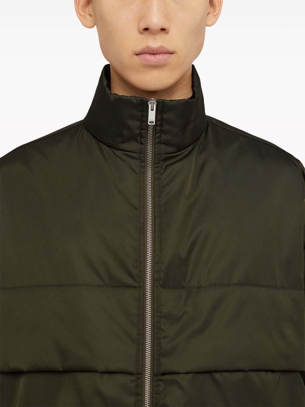 funnel-neck padded jacket - 5