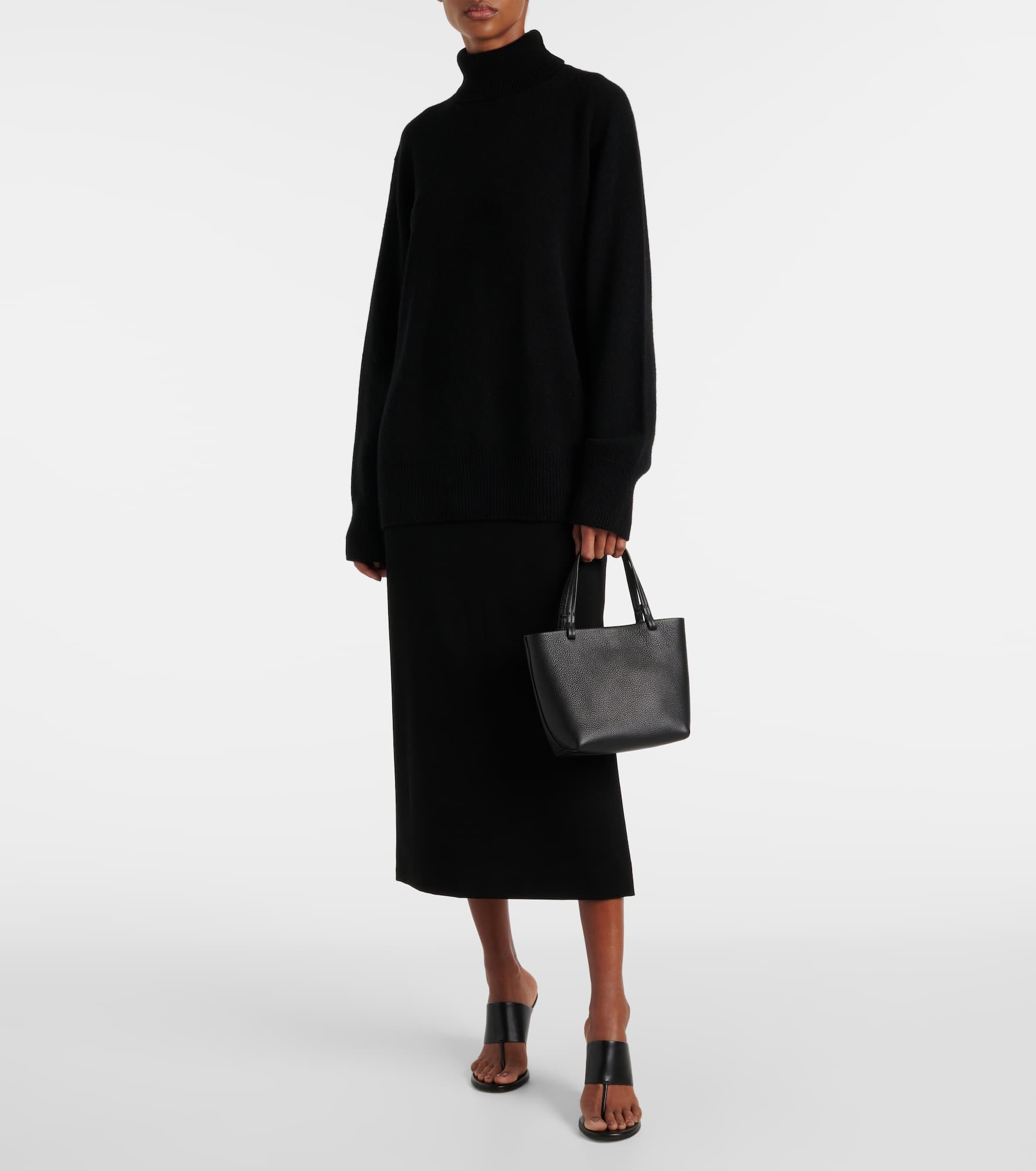 Park Small leather tote bag - 5