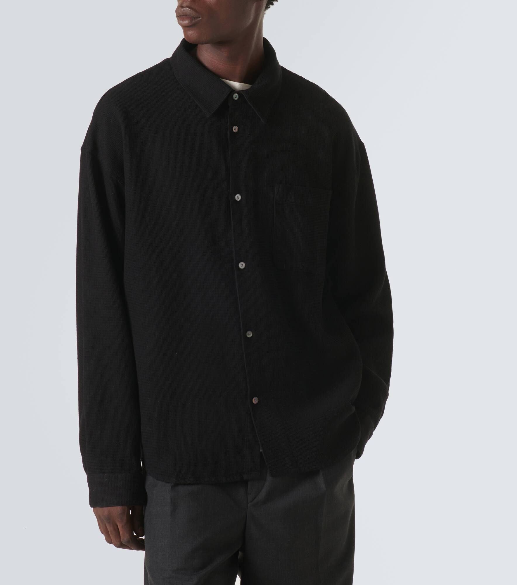Waffle-knit shirt - 3