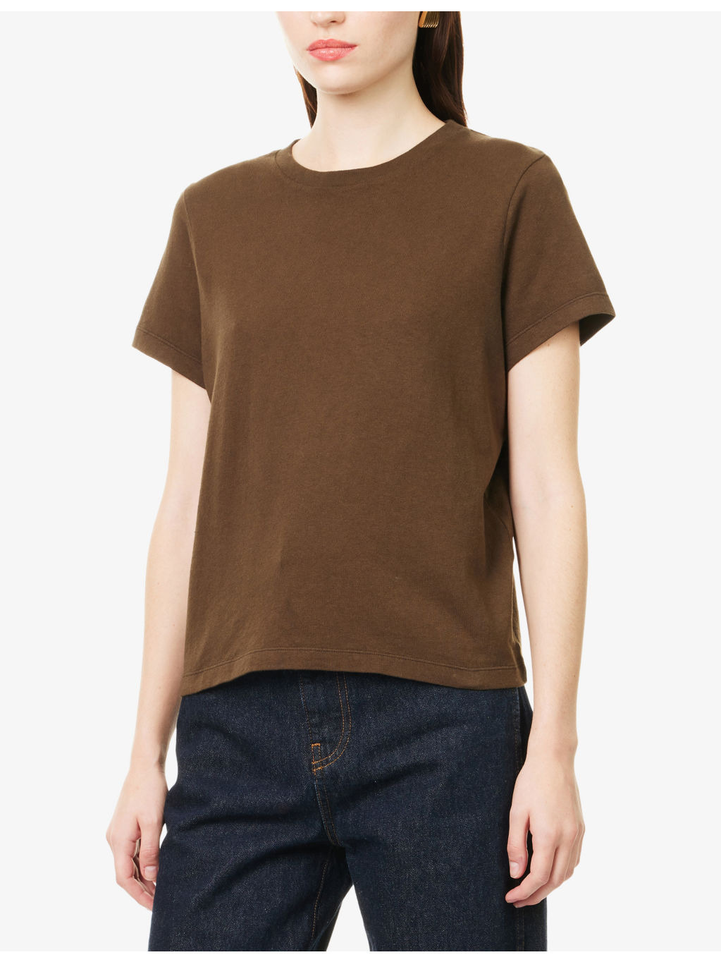 Emmylou Short-Sleeves Cotton-Jersey T-Shirt - 3