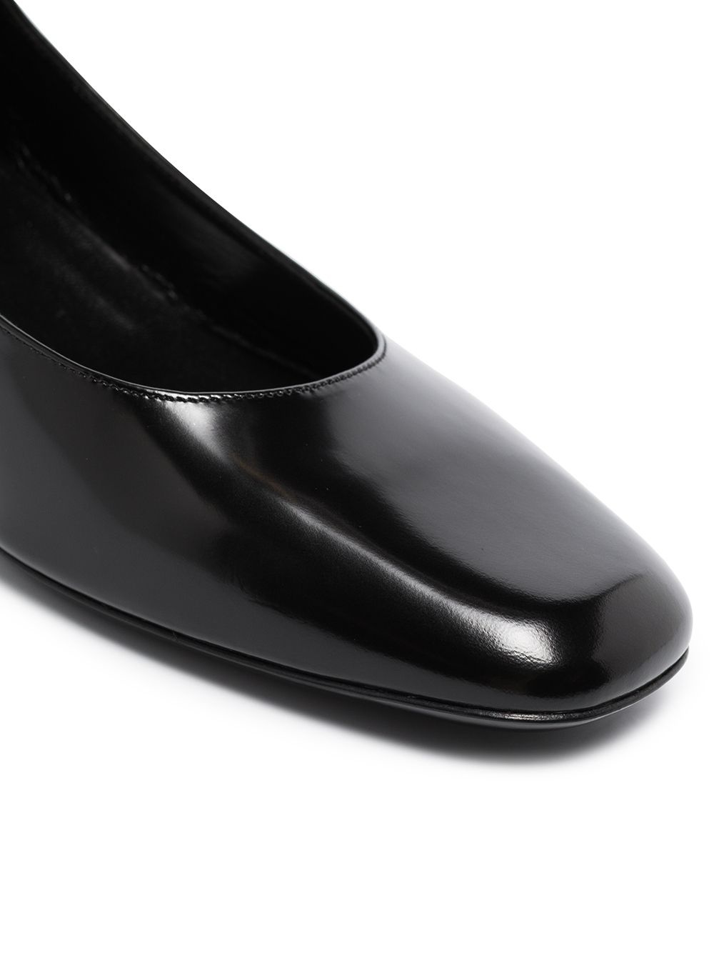 Ginny 45mm leather Mary Jane pumps - 4