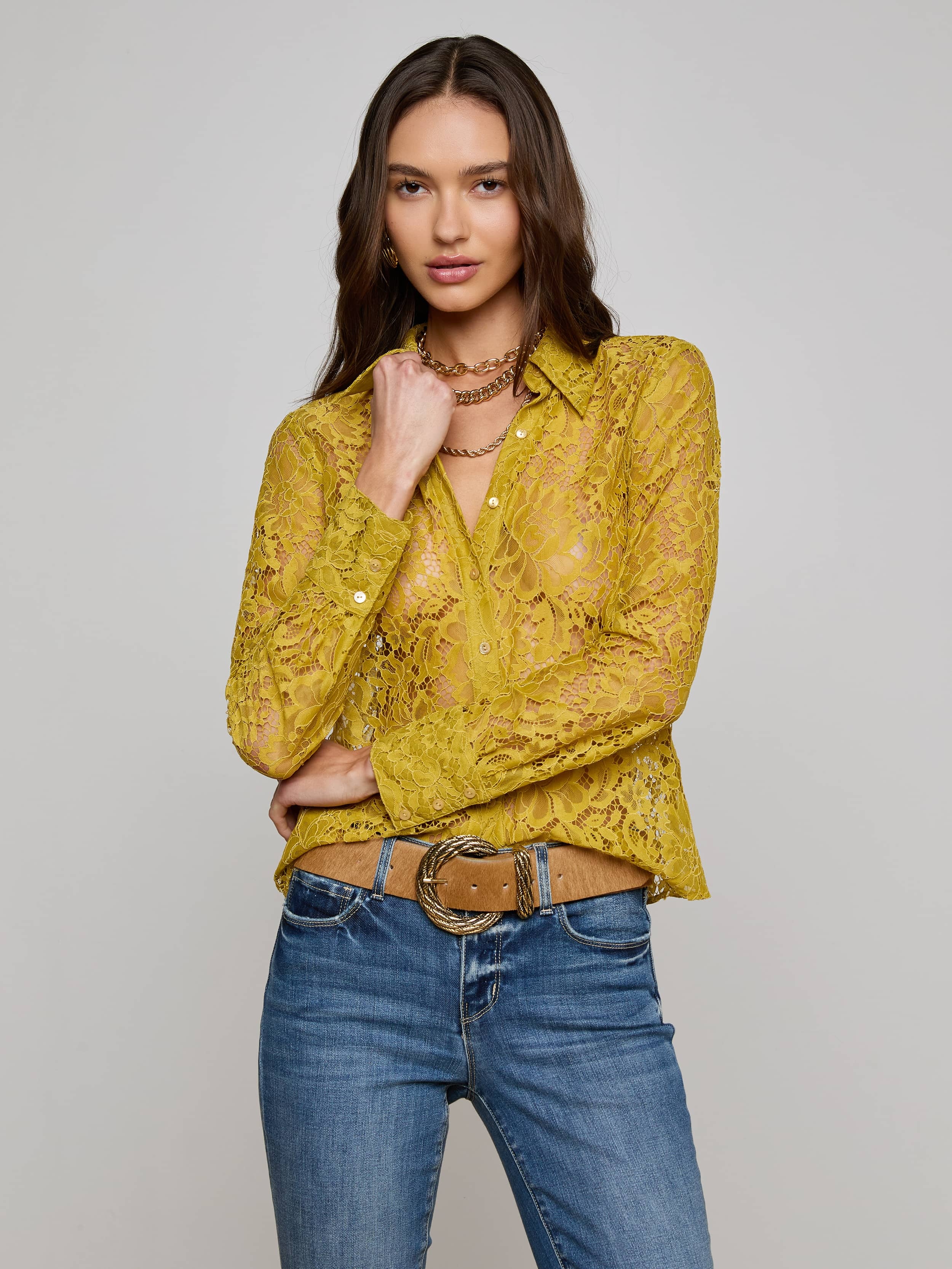 Maia Floral Lace Blouse - 2