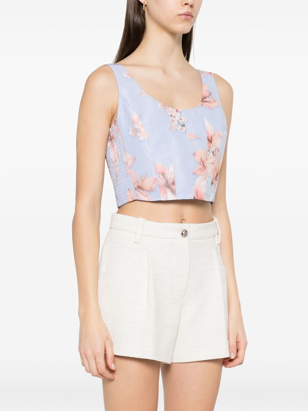 floral-pint top - 3