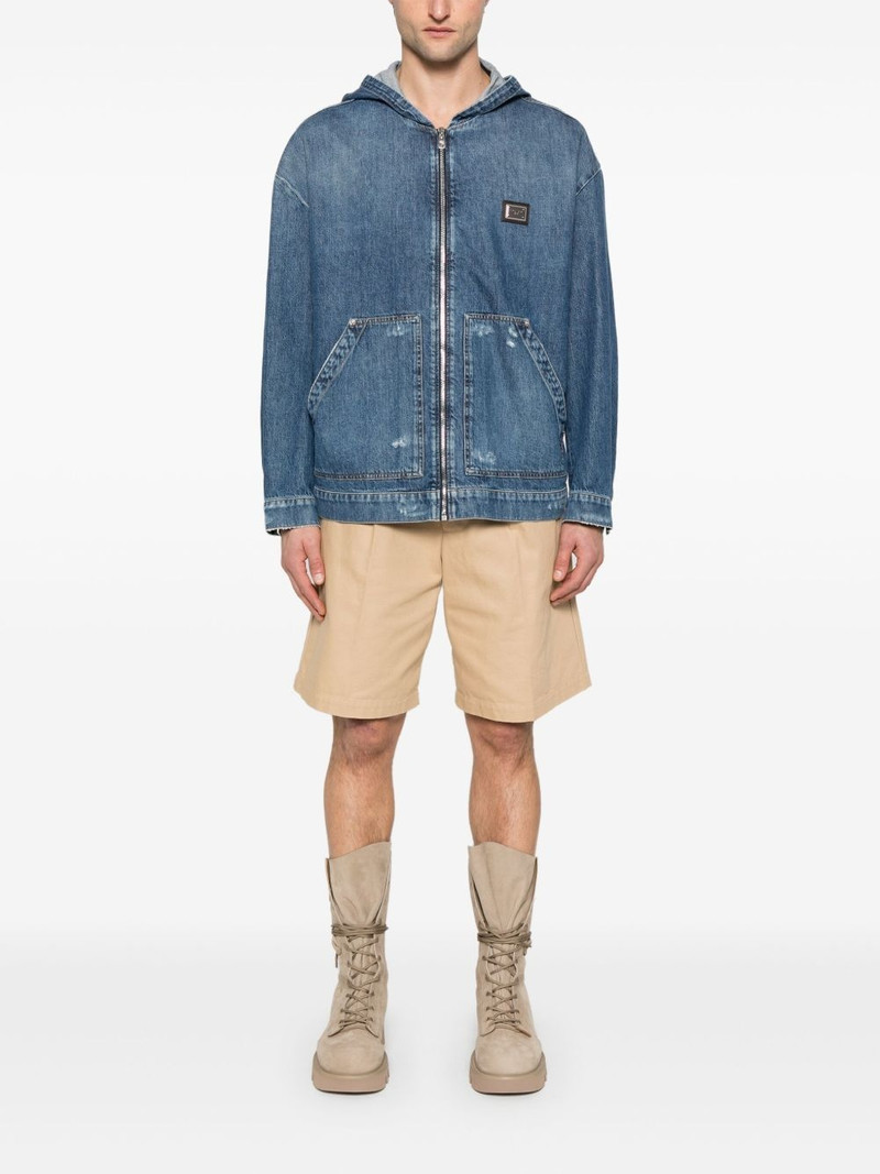 Dolce & Gabbana hooded denim jacket outlook