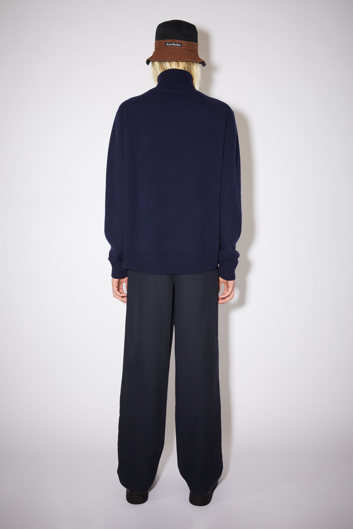 Turtleneck sweater - Navy - 3