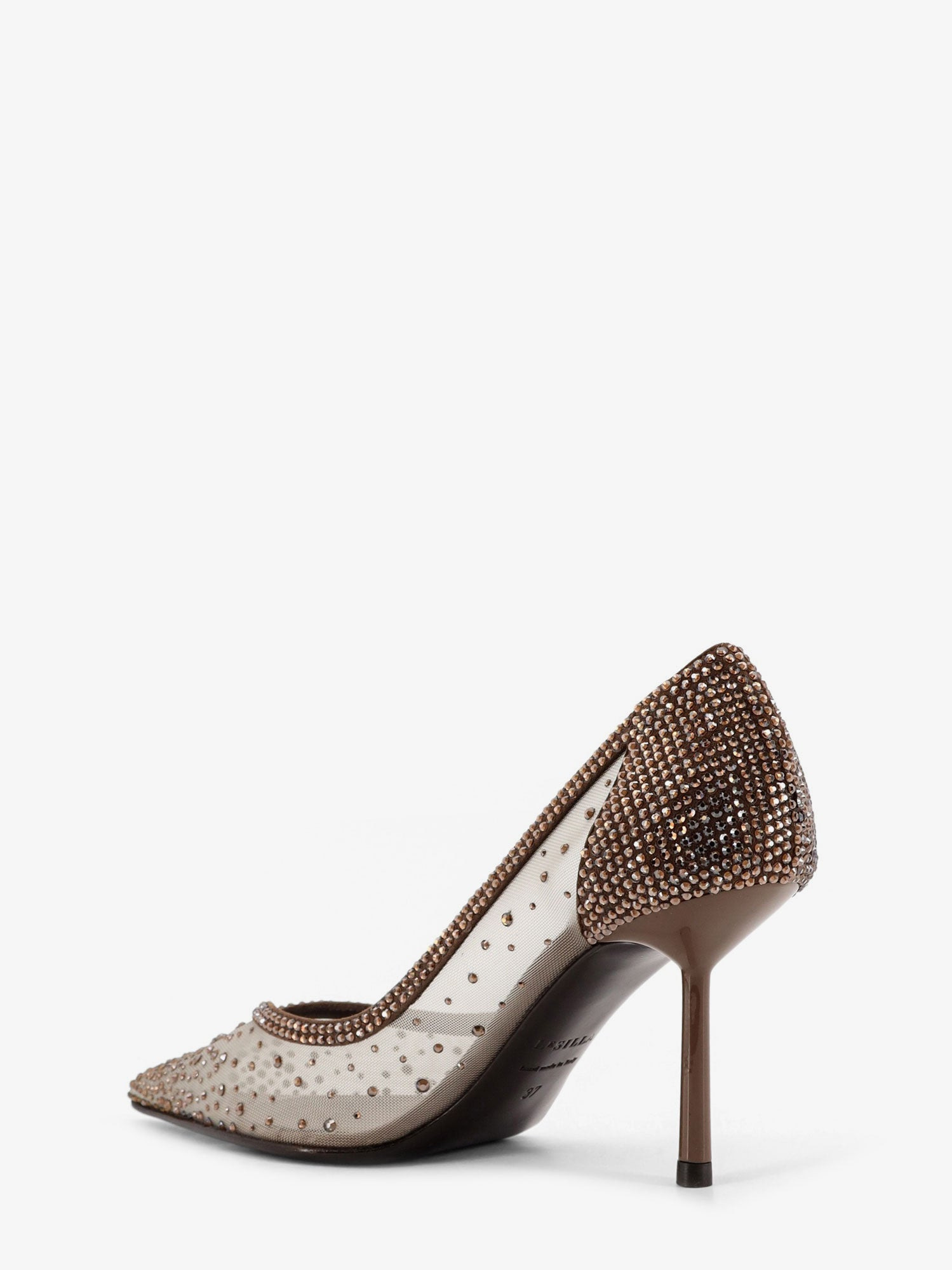 LE SILLA - Le Silla Nicole Mesh Pumps With Rhinestones - 3
