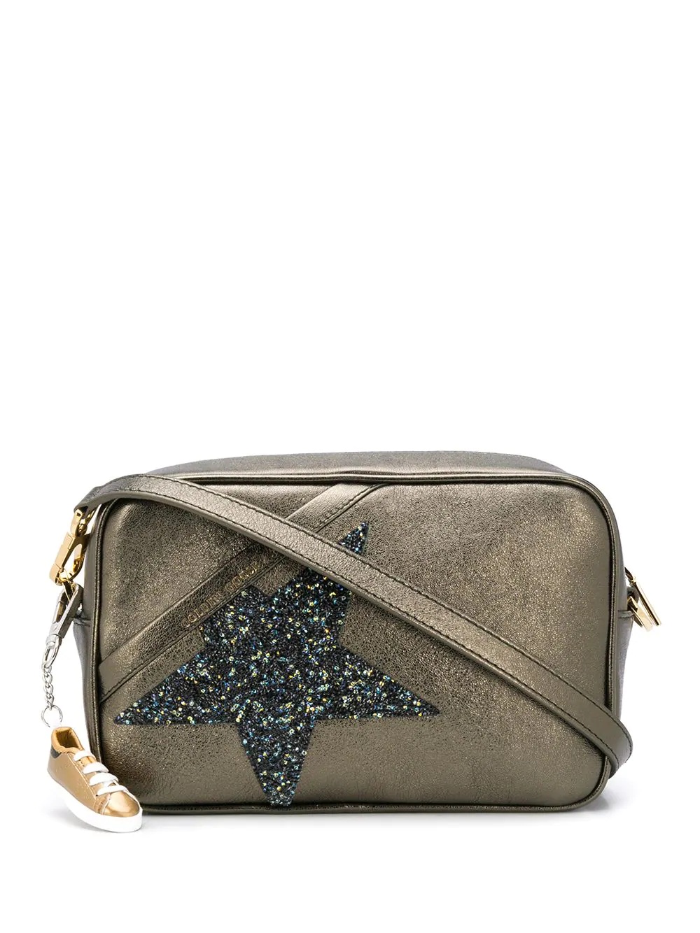 Star crystal-embellished crossbody bag - 1