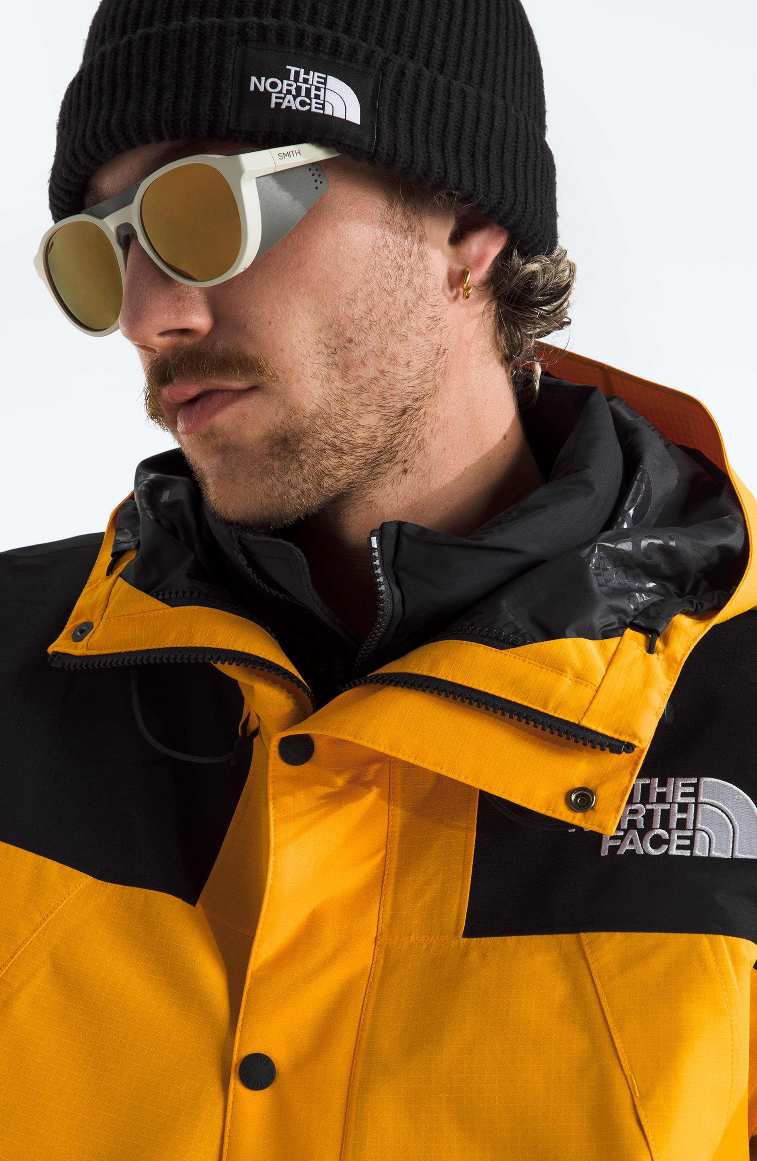 The North Face DryVent™ Mono Mountain Jacket in Summit Gold/Tnf Black at Nordstrom - 8