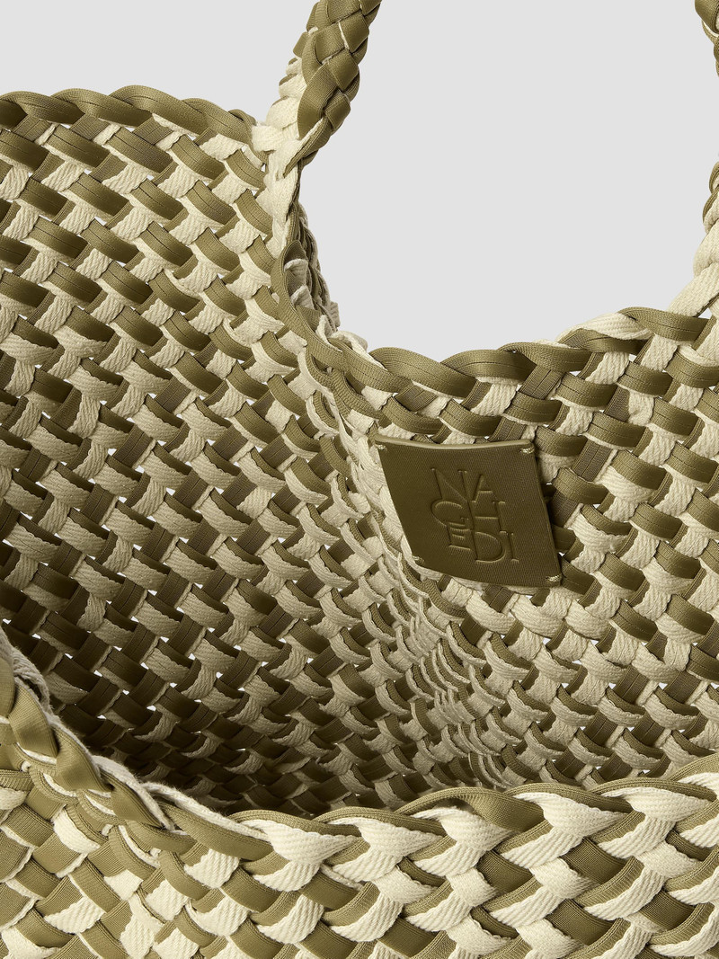 Women's St. Barths Large Double Weave Tote Bag - Oletta 4