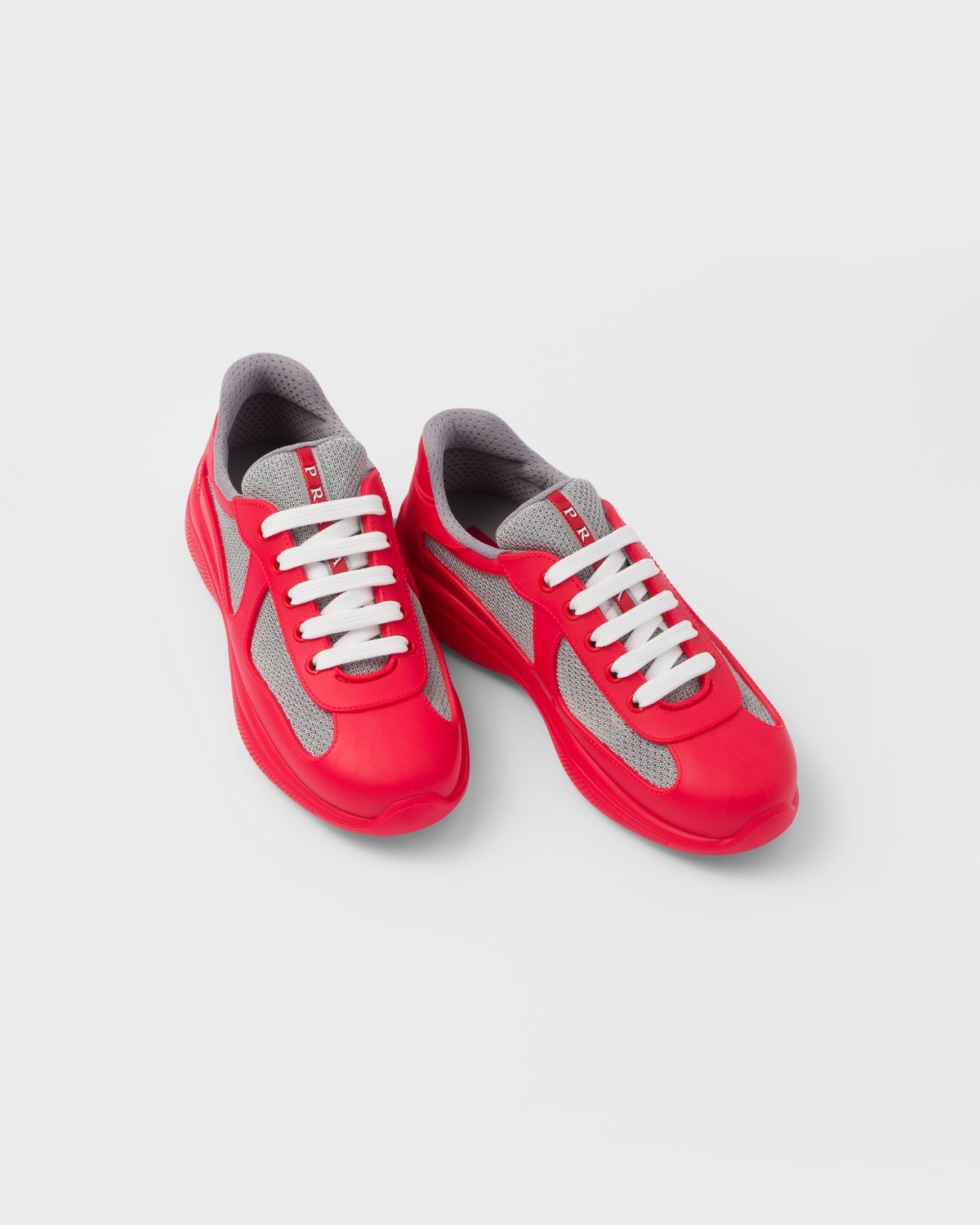 Prada America's Cup Soft rubber and bike fabric sneakers - 4