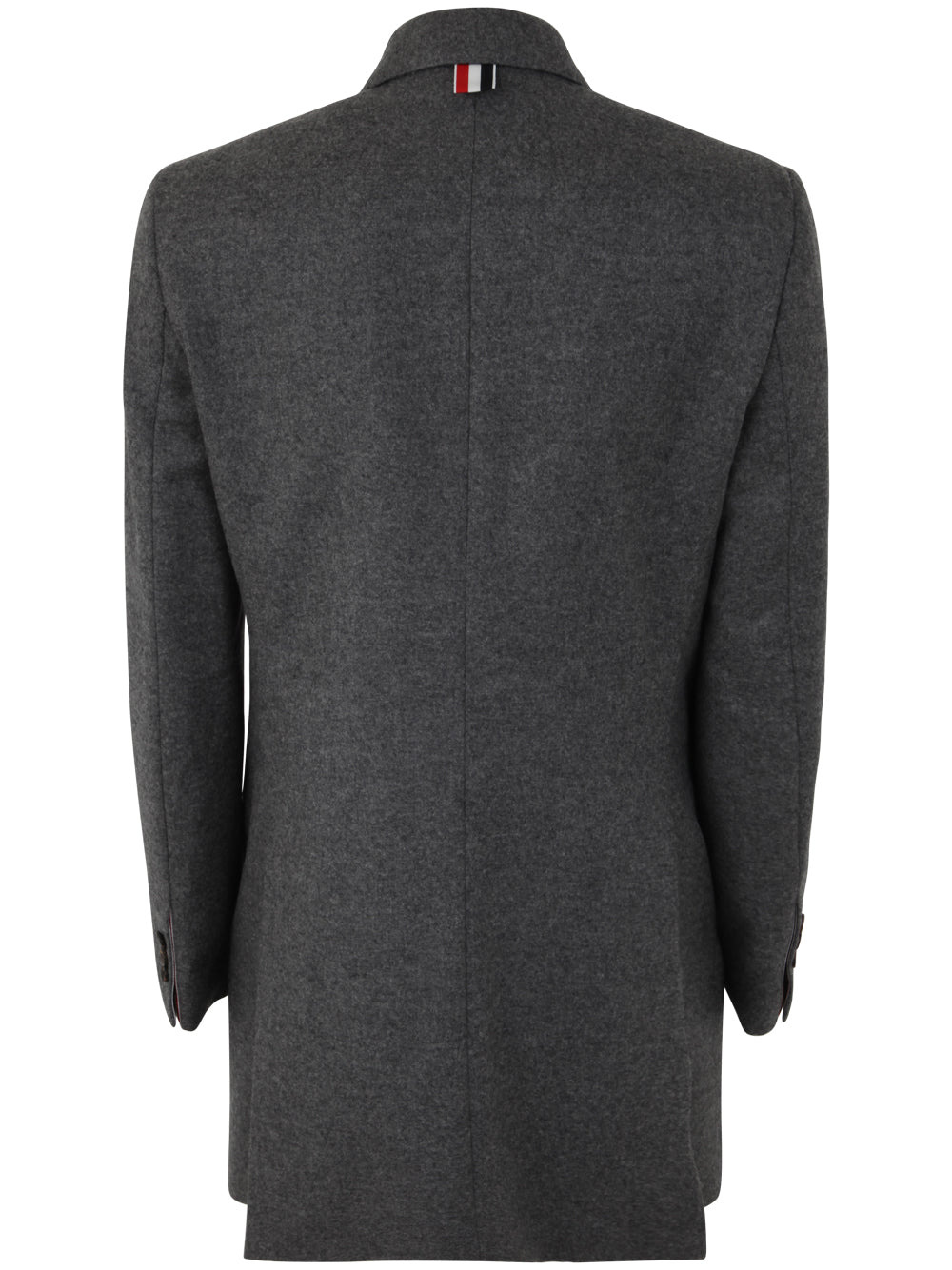 Thom Browne Women Elongated Long Sleeve Double Breasted Sportcoat In Wool Flannel - 7