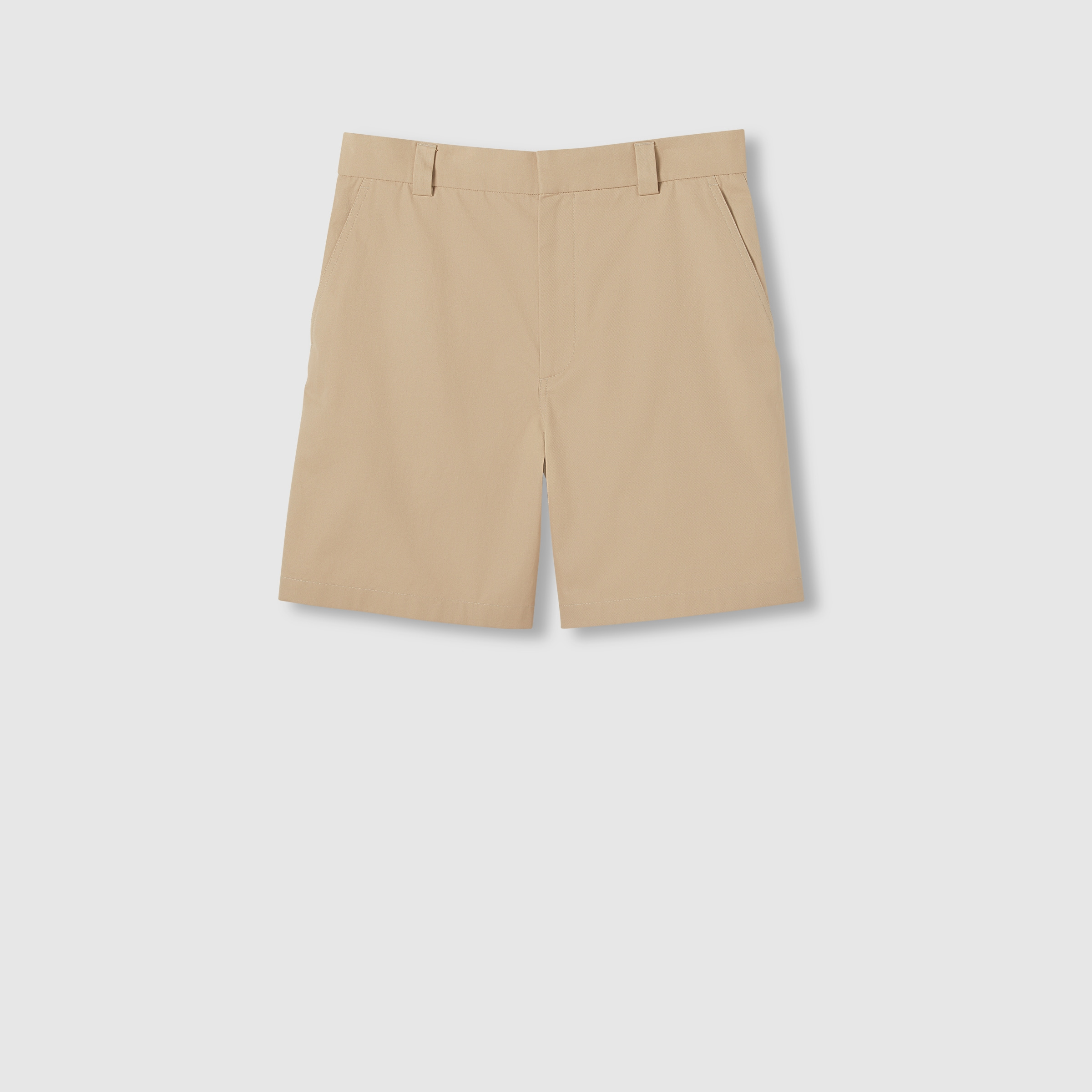 Double cotton twill shorts with Web - 1