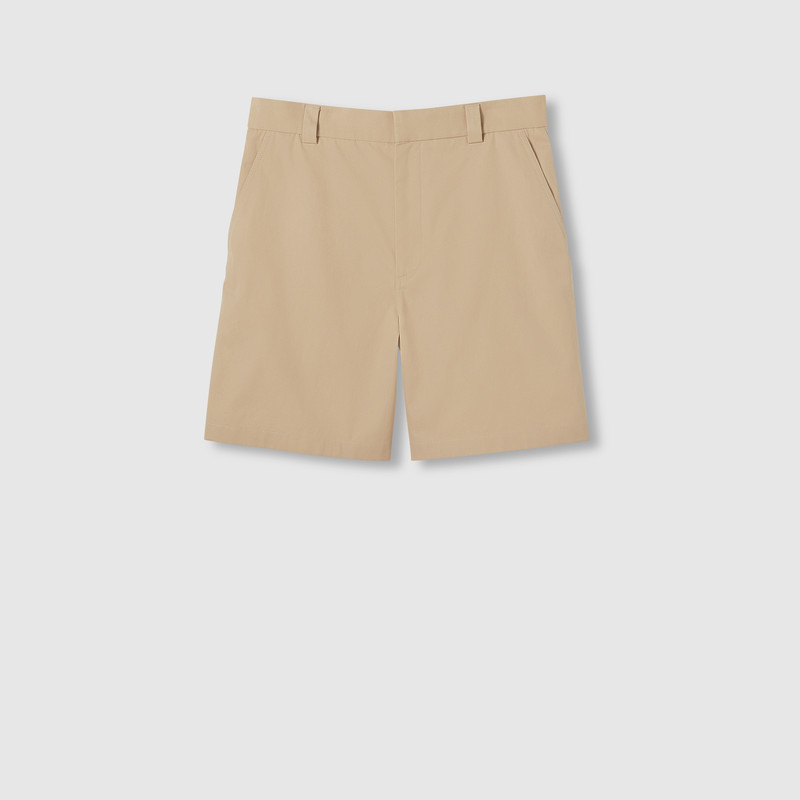 Double cotton twill shorts with Web 1