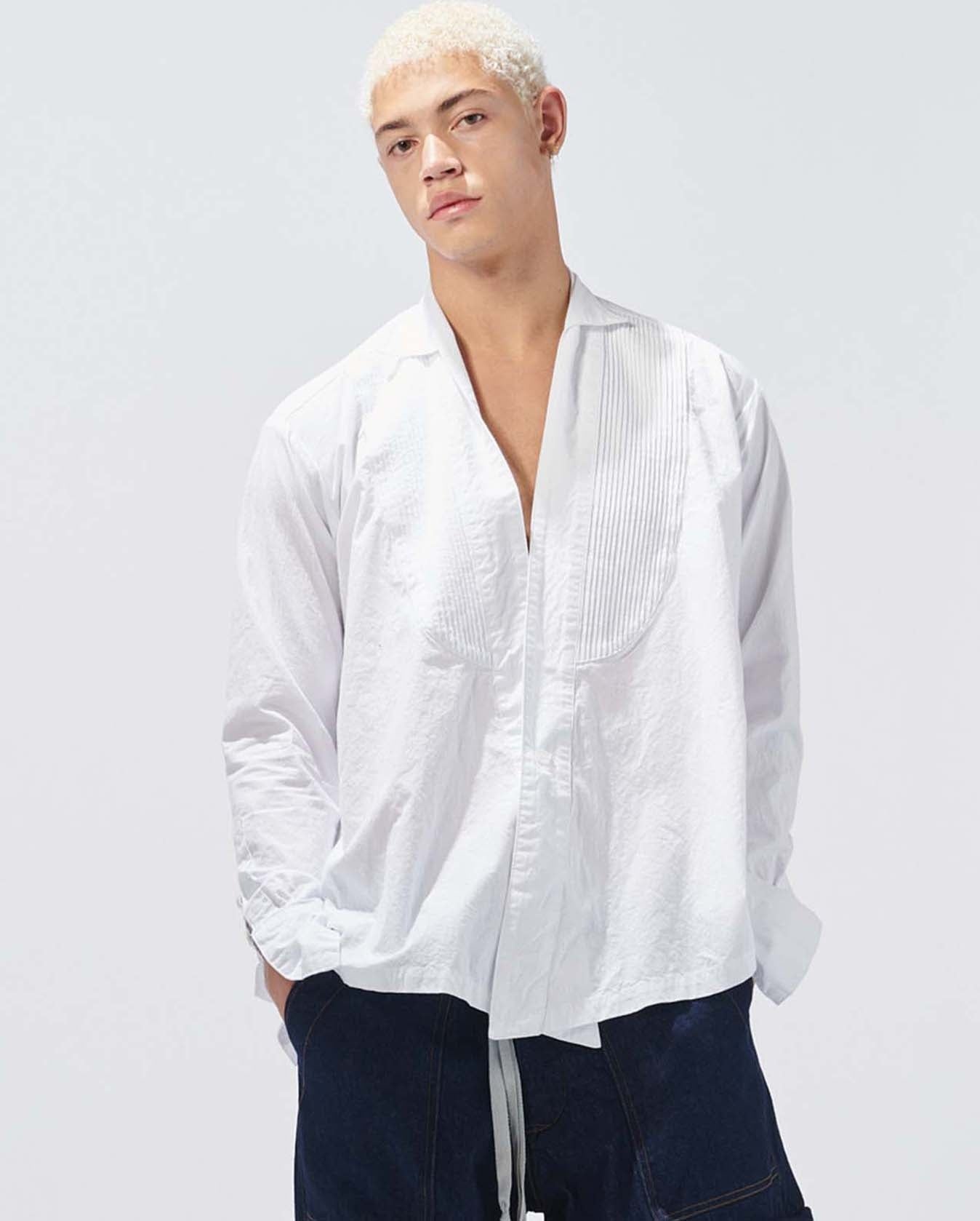 Long Sleeve Tux G1 Shirt - White - 1