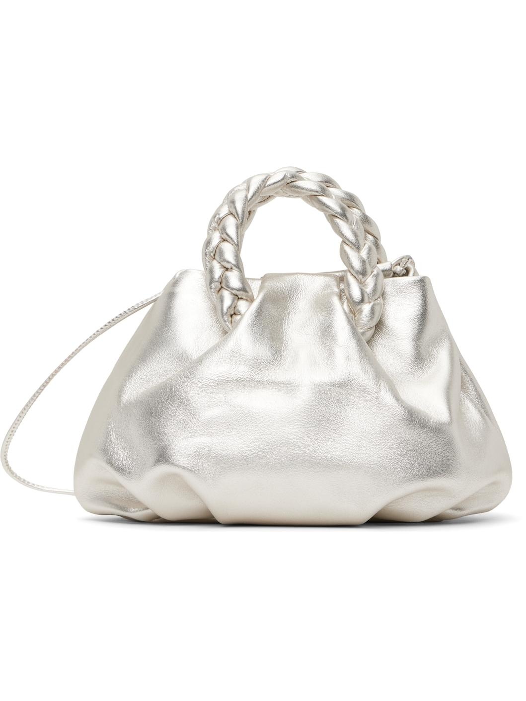 Silver Bombon Metallic Bag - 1