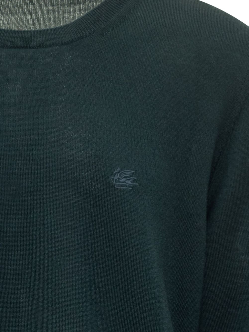crew-neck embroidered sweater - 4